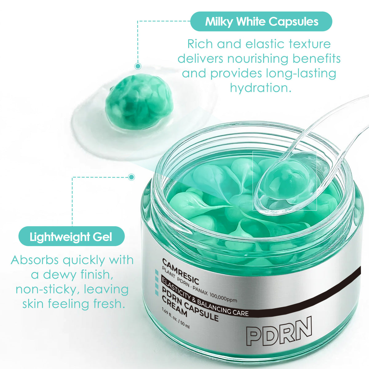 CAMRESIC Plant PDRN-PANAX Capsule Cream –50ml