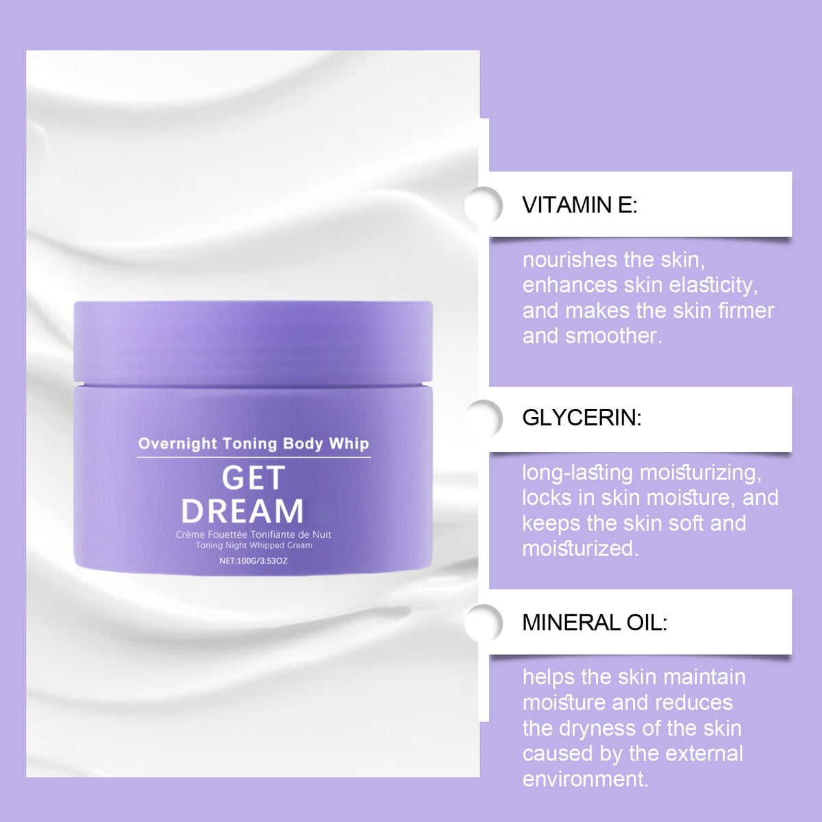 Overnight Toning Body Whip – Tighten, Firm & Hydrate While You Sleep-100g