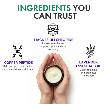 Roseblem Magnesium Cream for Sleep, Natural Magnesium Lotion for Deep Relaxation, 3.53 oz