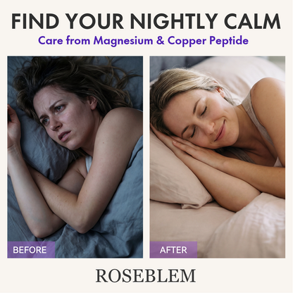 Roseblem Magnesium Cream for Sleep, Natural Magnesium Lotion for Deep Relaxation, 3.53 oz