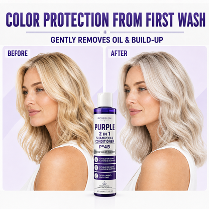 2-in-1 Shampoo & Conditioner for Blonde & Gray Hair | All-Round Color Retention Care