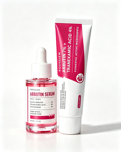 Roseblem Daily Arbutin Set, for dark spots and uneven skin tone, facial skincare