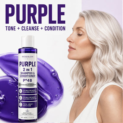 2-in-1 Shampoo & Conditioner for Blonde & Gray Hair | All-Round Color Retention Care