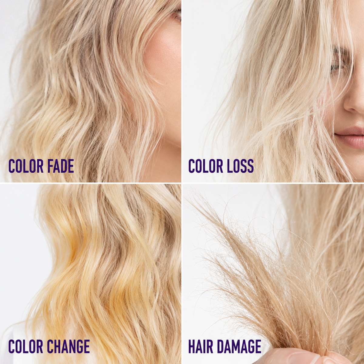 2-in-1 Shampoo & Conditioner for Blonde & Gray Hair | All-Round Color Retention Care