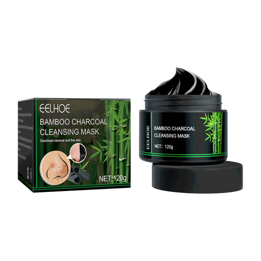 Bamboo Charcoal Cleansing Mask – Deep Pore Detox, Blackhead Removal & Oil Control-120g