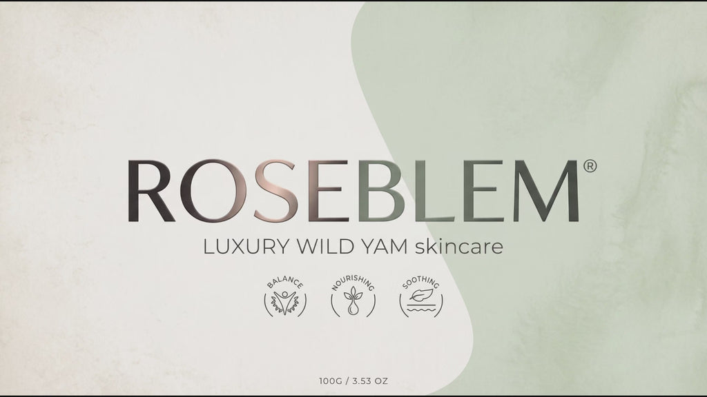 ROSEBLEM Wild Yam Cream – Body Moisturizer with Deep Hydration for Menopause-Prone Skin, Hormone Balance Support, 100g / 3.53oz