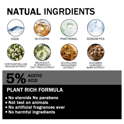 Arishine PENCIL BRIGHT: Doctor-Recommended Natural Nail Fungus Treatment with 5% Acetic Acid & Botanicals-30ml